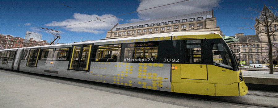 tram in manchester
