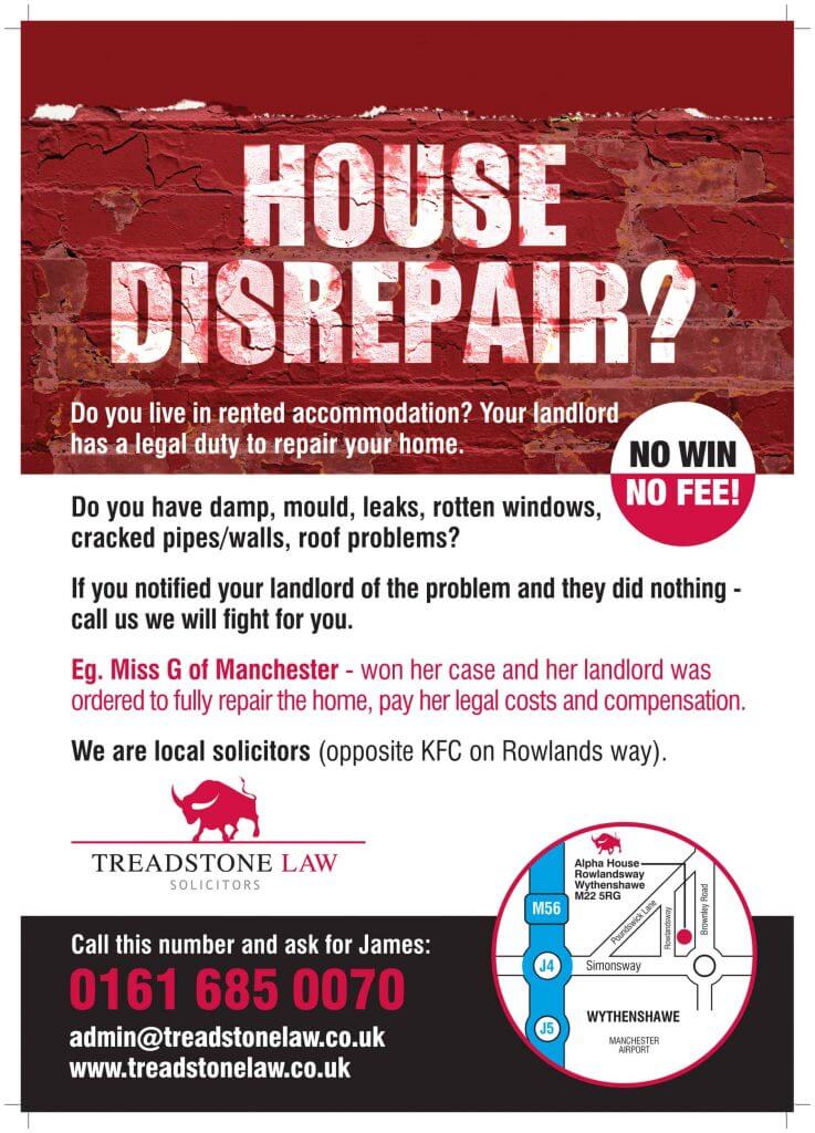 put in a house disrepair claim