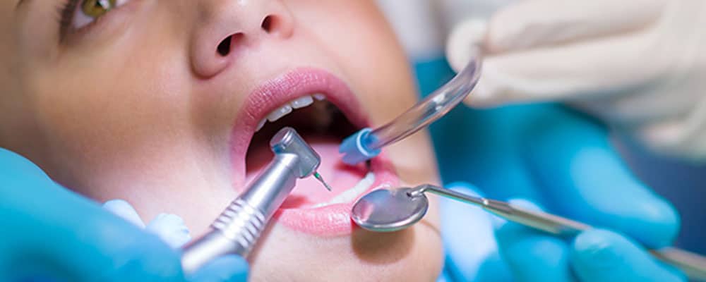 person receiving dental treatment